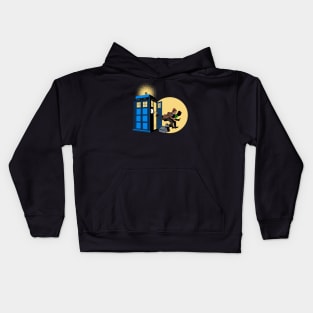 RAGGEDY TIMELORD Kids Hoodie